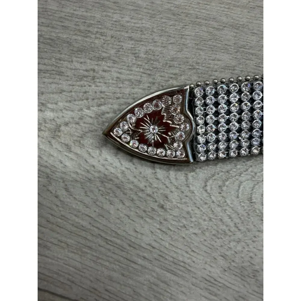 Nocona Rhinestone Western Belt Cross Embellishments New Large